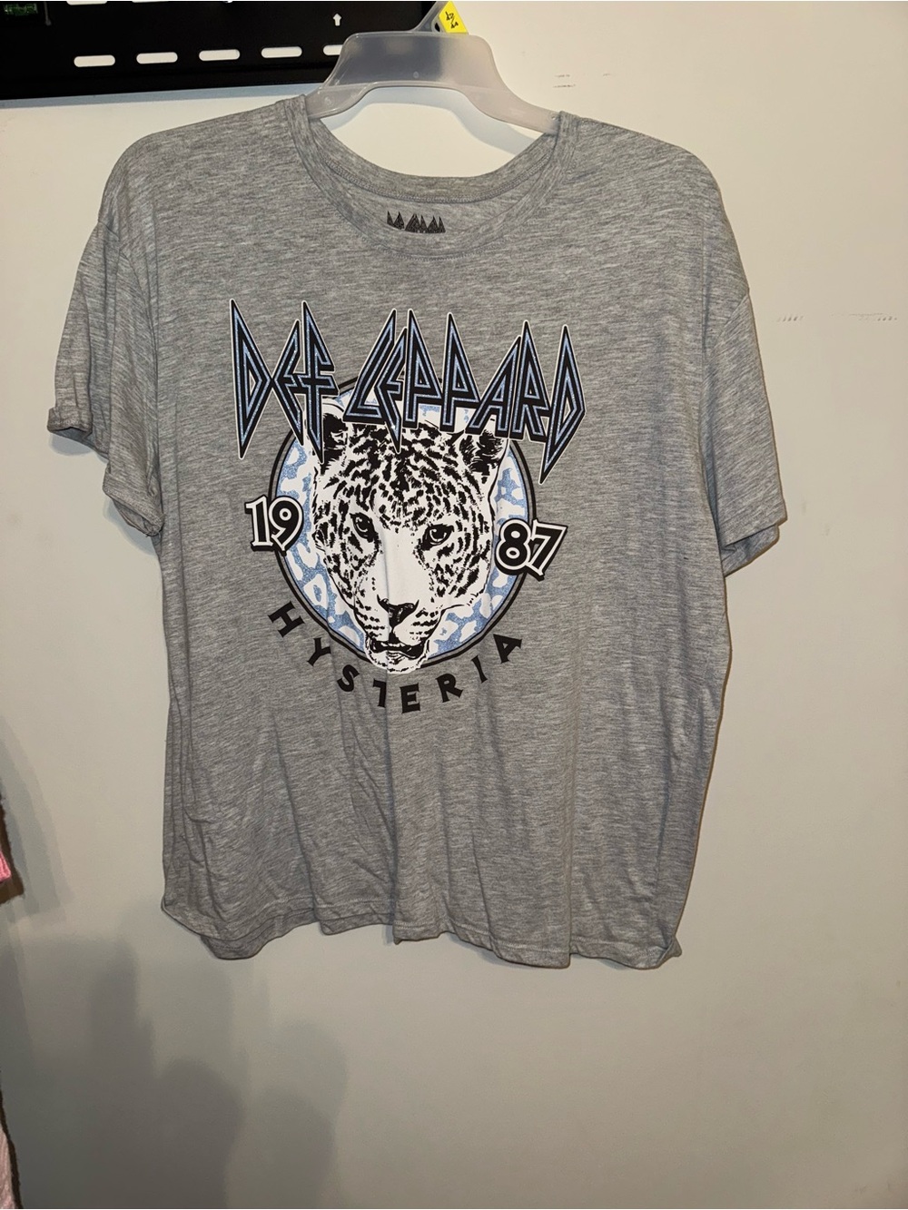 Def Leppard Hysteria Graphic Tee - Gray